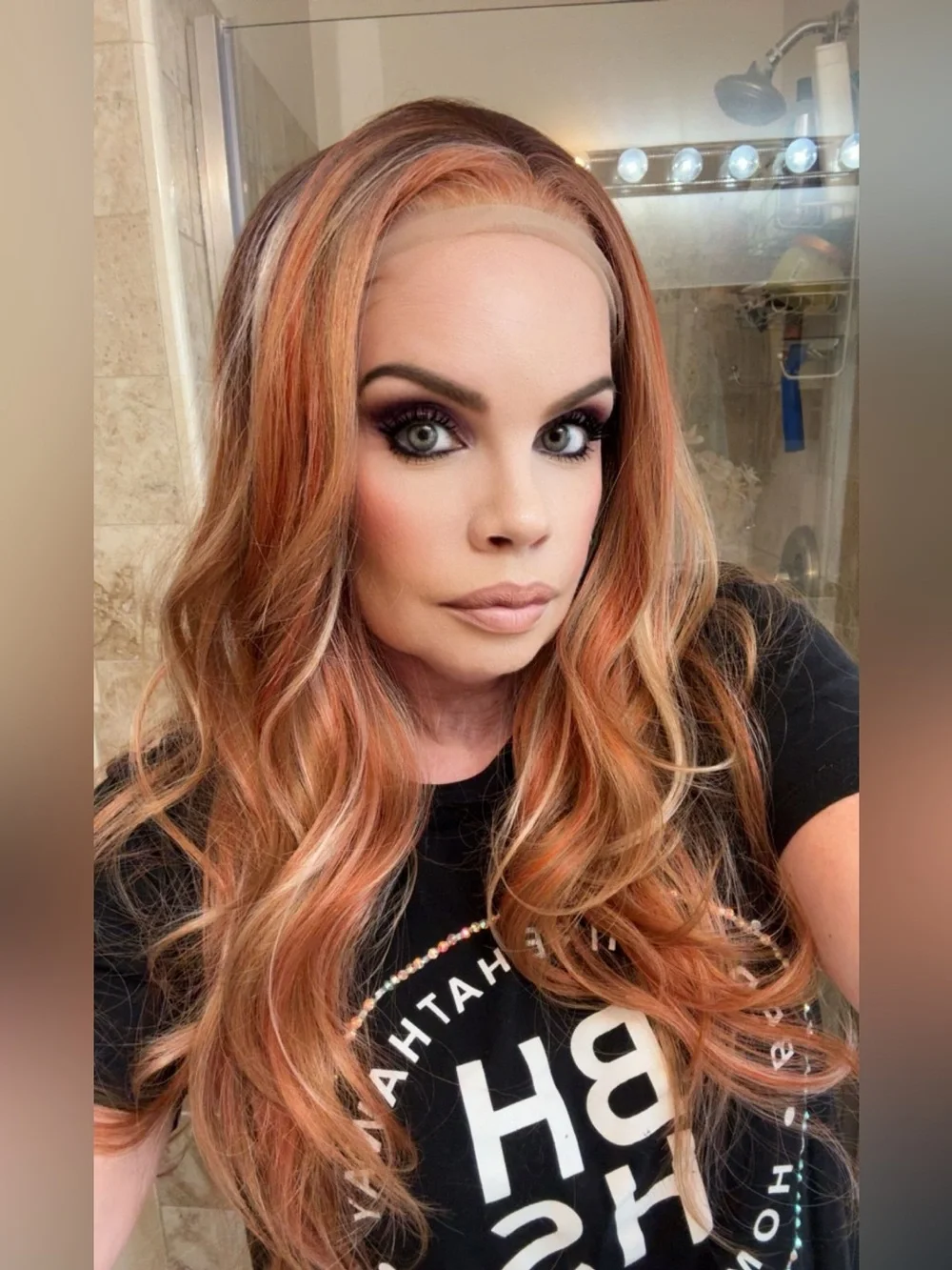 Chelsey smith crowns Vanessa carrot cake wig